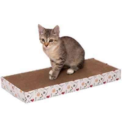 FurHaven Christmas Holiday Celebration Corrugated Flat Cat Scratcher