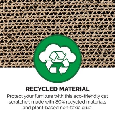 Image showing  Tundra Tent Decorated Cat Scratcher House, 25.75 in.