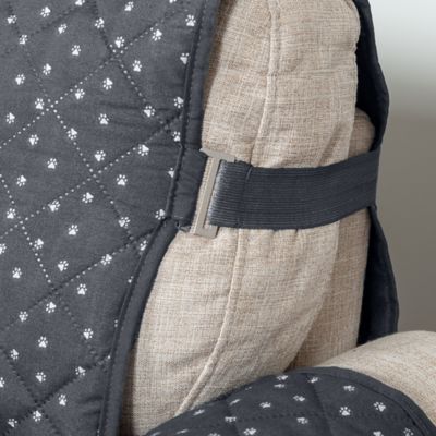 Image showing 6 th FurHaven Reversible Chair Protector, Gray