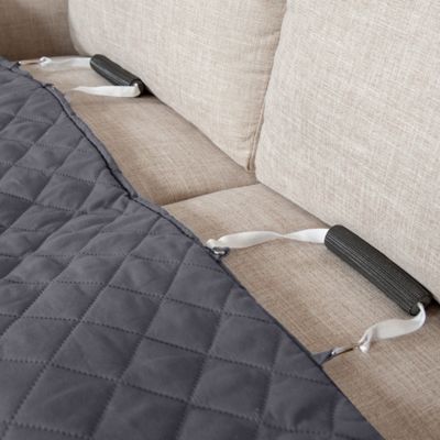 Image showing 7 th FurHaven Reversible Chair Protector, Gray