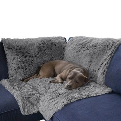 FurHaven Luxury Fur Snuggle Spot Pet Furniture Protector