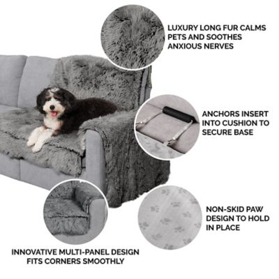 Image showing  Luxury Fur Snuggle Spot Pet Furniture Protector