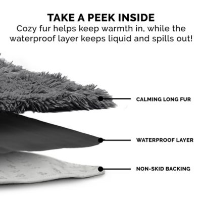 Image showing 6 th FurHaven Luxury Fur Snuggle Spot Pet Furniture Protector