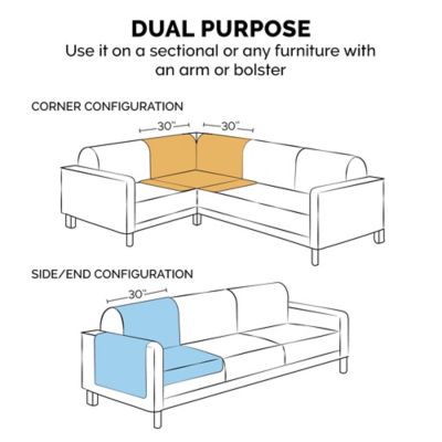 Image showing 7 th FurHaven Luxury Fur Snuggle Spot Pet Furniture Protector