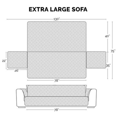 Image showing 9 th FurHaven Non-Skid Back Waterproof Furniture Protector for Pets