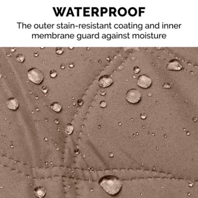 Image showing 7 th FurHaven Quilted Twill Waterproof Bed/Furniture Protector, Large