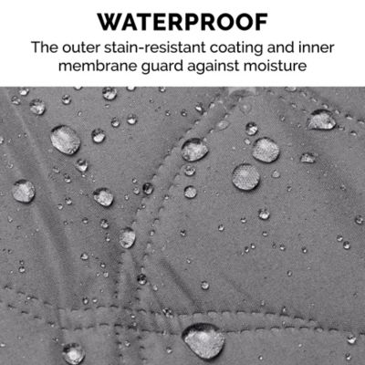 Image showing 7 th FurHaven Quilted Twill Waterproof Bed/Furniture Protector, Large