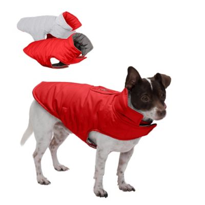 FurHaven Reversible Reflective Puffer Dog Coat