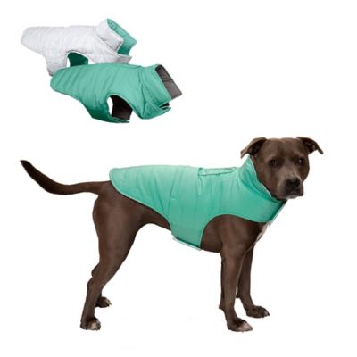 FurHaven Reversible Reflective Puffer Dog Coat