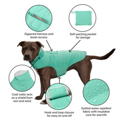 Image showing 3 th FurHaven Reversible Reflective Puffer Dog Coat