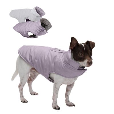 FurHaven Reversible Reflective Puffer Dog Coat