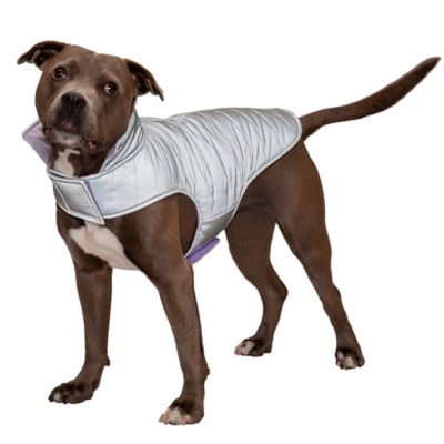 Image showing 1 th FurHaven Reversible Reflective Puffer Dog Coat