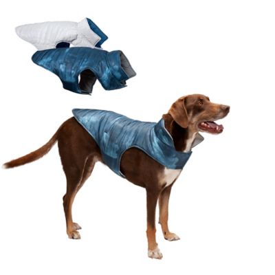 FurHaven Reversible Reflective Puffer Dog Coat