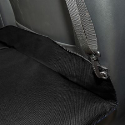 Image showing 5 th FurHaven Deluxe Car Barrier and Seat Protector with Carry Bag, Hard Base, 66 in. x 52.75 in., Black