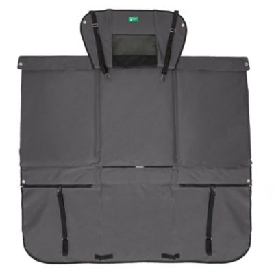 Image showing  Deluxe Car Barrier and Seat Protector with Carry Bag, Hard Base Gray