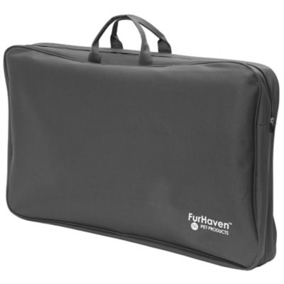 Image showing 5 th FurHaven Deluxe Car Barrier and Seat Protector with Carry Bag, Hard Base Gray
