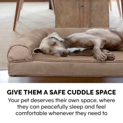 Image showing 7 th FurHaven Plush and Suede Full Support Orthopedic Sofa Dog Bed