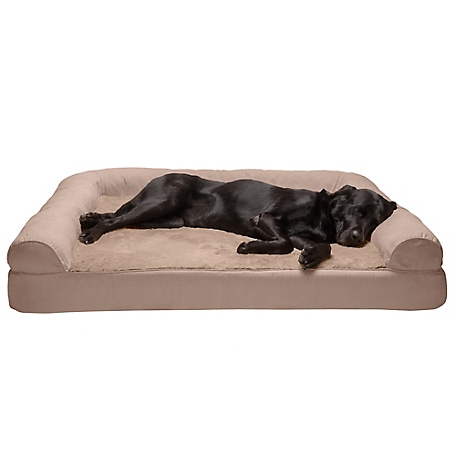 FurHaven Plush and Suede Full Support Orthopedic Sofa Dog Bed
