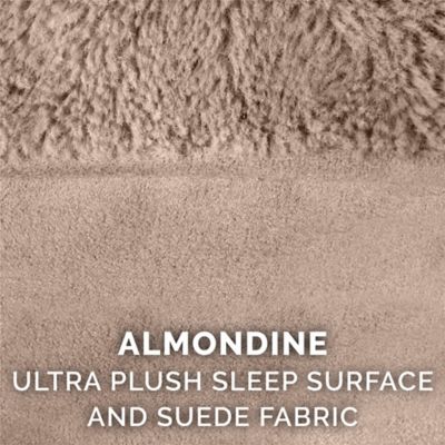 Image showing 9 th FurHaven Plush and Suede Cooling Gel Sofa Dog Bed