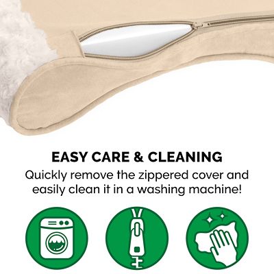 Image showing 6 th FurHaven Ultra Plush Luxe Lounger Orthopedic Pet Bed