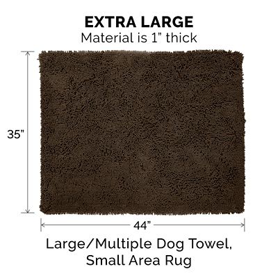 Image showing  Extra Large Muddy Paws Towel and Shammy Rug, Mud