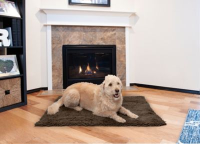 Image showing 7 th FurHaven Extra Large Muddy Paws Towel and Shammy Rug, Mud