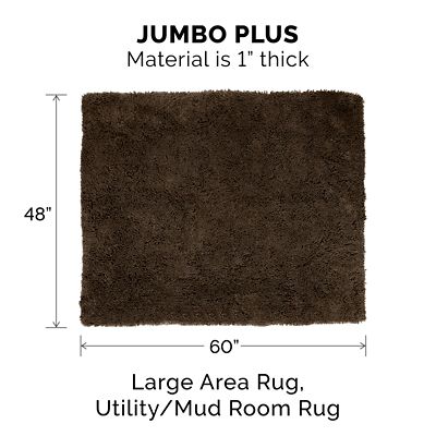 Image showing  Jumbo Plus Muddy Paws Towel and Shammy Rug, Mud