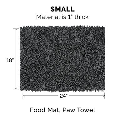 Image showing  Small Muddy Paws Towel & Shammy Rug - Gray