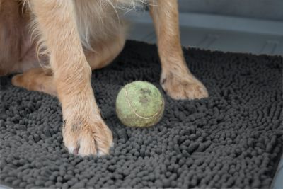Image showing 8 th FurHaven Large Muddy Paws Towel & Shammy Rug, Gray
