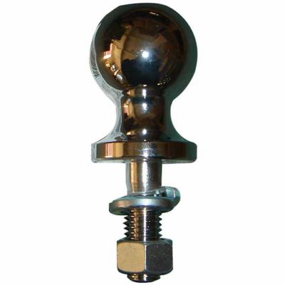 Traveller 2 in. Shank 2K lb. Capacity Hitch Ball, 1-7/8 in. Ball Diameter, Chrome