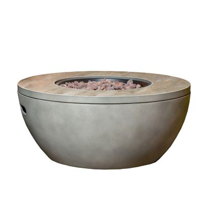 Bond 28 in. Stone Canyon Round Gas Fire Pit