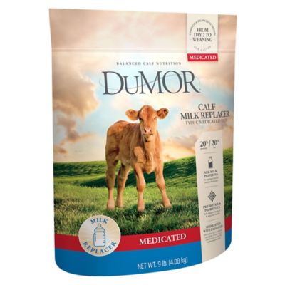 DuMOR Ultra Plus Medicated Calf Milk Replacer, 9 lb.