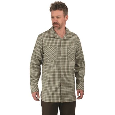 Walls Outdoor Goods Long-Sleeve Bowie UPF 50+ Plaid Work Shirt