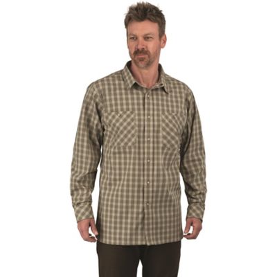 Walls Outdoor Goods Long-Sleeve Bowie UPF 50+ Plaid Work Shirt