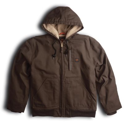 Walls Outdoor Goods Men's Mingus DWR Duck Hooded Bomber Work Jacket