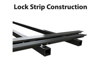 Image showing 5 th Ironcraft Fences 52 in. x 72 in. Deluxe Aluminum Fence Panel