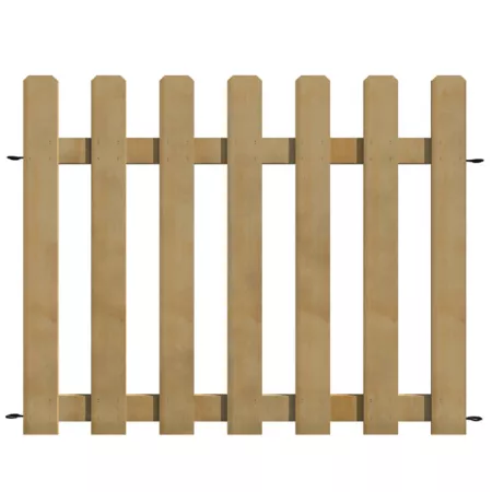 Yardlink No-Dig Cedar Wood Fence Panel 34 in x 45.5 in. Farm Gates