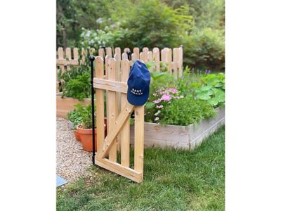 Image showing 10 th Yardlink 34 in. x 43.25 in. No Dig Cedar Wood Fence Gate