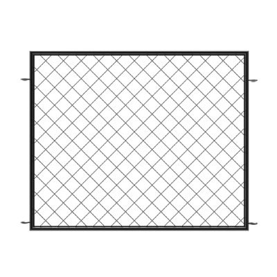 Yardlink 34 in. x 44.5 in. Diamond Mesh Steel Fence Panel