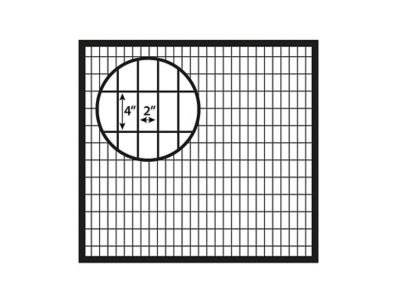 Image showing  4 ft. x 5 ft. Euro Steel Fence Gate