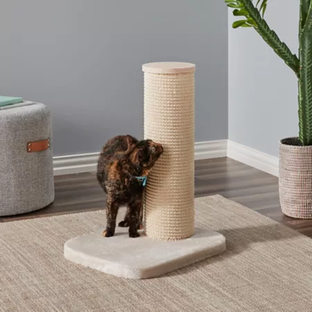 Two by Two 24.4" Maple Cat Tree Beige Cat Trees & Condos