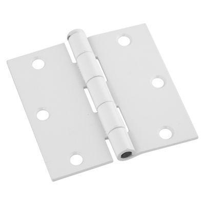 National Hardware 3-1/2 in. Door Hinge, Wite