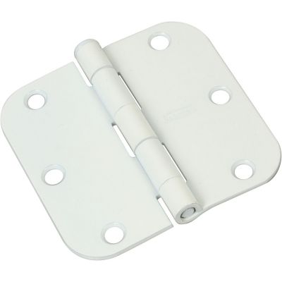 National Hardware 3-1/2 in. Door Hinge, White