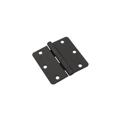 National Hardware 3-1/2 in. Door Hinge, Black, N830-431