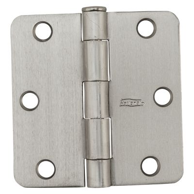 National Hardware 3 in. Door Hinge, Satin Nickel, N830-247