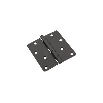 National Hardware 4 in. Door Hinge, Black, N830-432