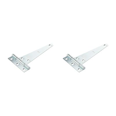 National Hardware 6 in. Light T-Hinges, Zinc, 2-Pack