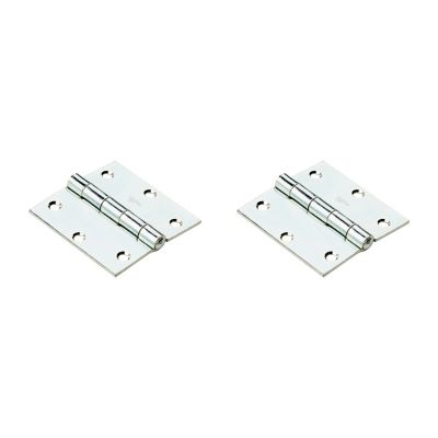 National Hardware 6.55 in. Non-Removable Pin Hinges, Zinc, 2-Pack