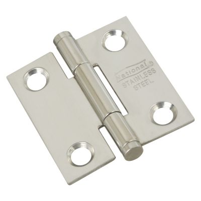 National Hardware 1-1/2 in. Stainless Steel Door Hinge