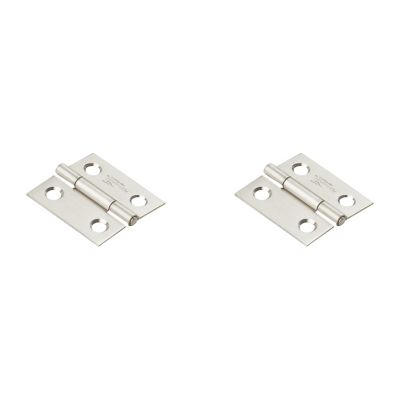 National Hardware Non-Removable Pin Hinge - Stainless Steel, N348-979